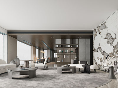 新中式客厅餐厅