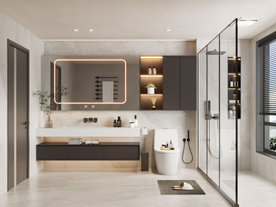 现代卫浴间、洗手间