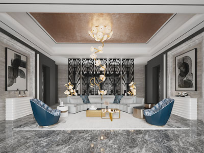 现代轻奢客厅
