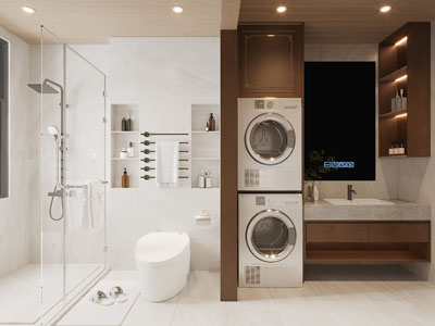 新中式卫浴间、洗手间