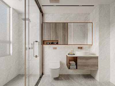 现代卫浴间、洗手间