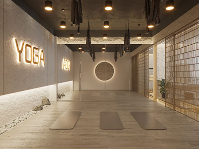 侘寂风瑜伽馆