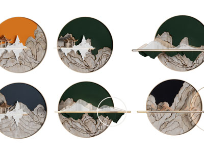 新中式墙饰挂件