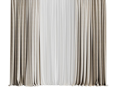 新中式窗帘窗纱