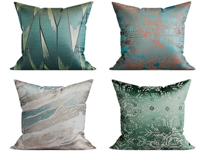 新中式方形靠垫抱枕