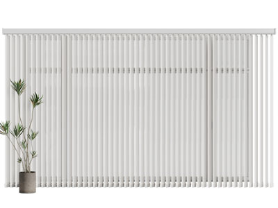 现代白色百叶窗帘、拉帘