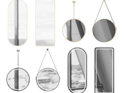 新中式墙面装饰镜、浴室镜