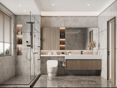 现代洗手间、卫浴间