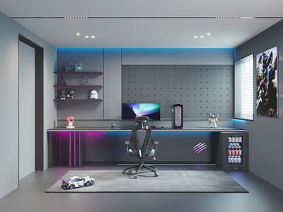 后现代电竞游戏包房