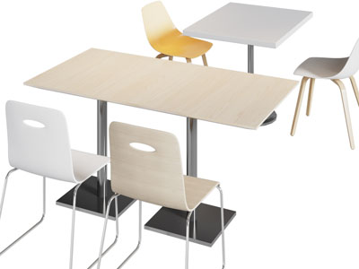 现代餐桌椅组合