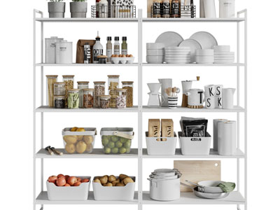 北欧厨具餐具开放式收纳架