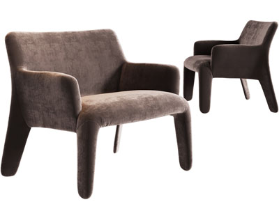 现代布艺休闲椅子