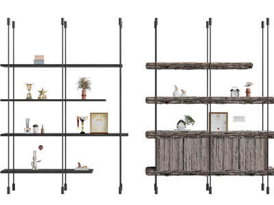 现代金属置物收纳架