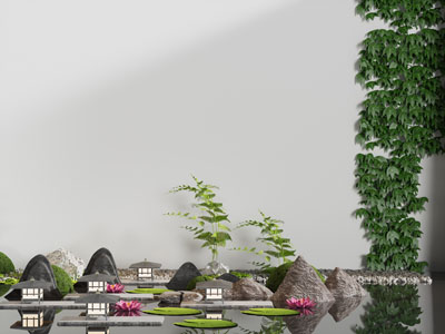 新中式景观园艺小品