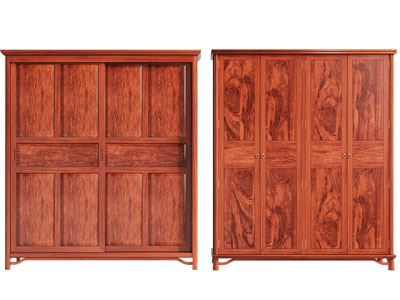 现代复古实木衣柜3d模型 现代复古实木衣柜