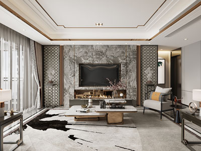 新中式客厅