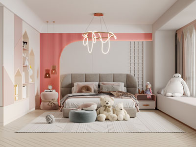 现代公主房、儿童房、卧室