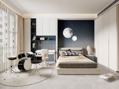 现代卧室、儿童房