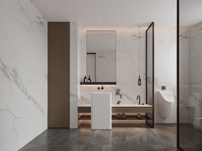 现代卫浴间、洗手间