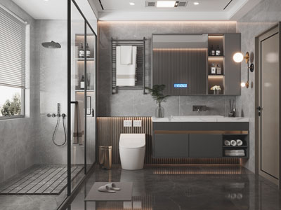 现代卫浴间、洗手间