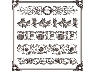 欧式雕花装饰构件、角线