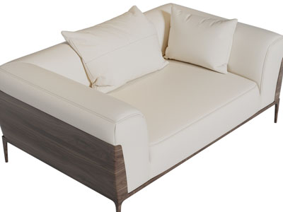 新中式双人沙发3d模型 新中式双人沙发