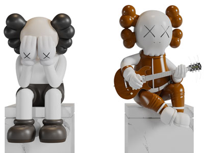 现代kwas公仔摆件