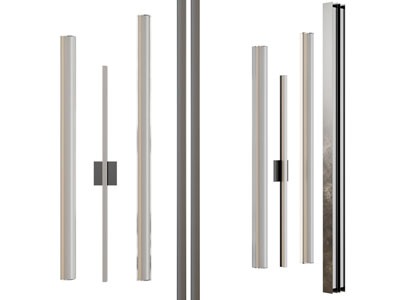 现代拉手3d模型 现代拉手