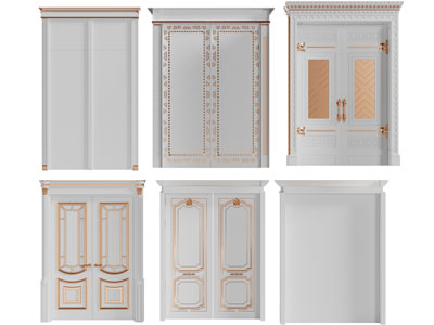 欧式双扇大门、平开门