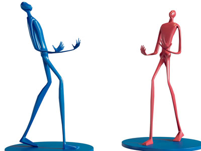 现代抽象小人雕塑雕刻