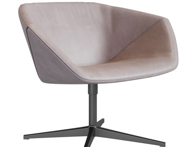 现代简约金属支架的休闲椅子