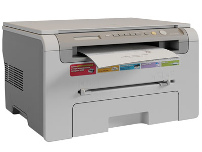 现代桌面打印机办公电器