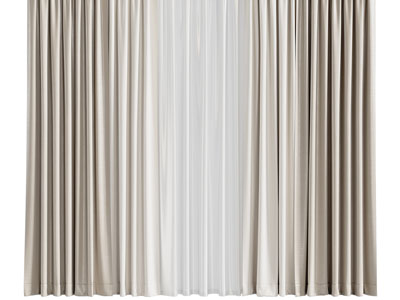 现代布艺窗帘窗纱