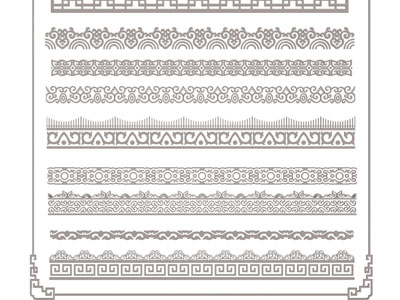 新中式角线、装饰构件