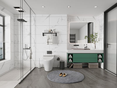 现代卫浴间、洗手间