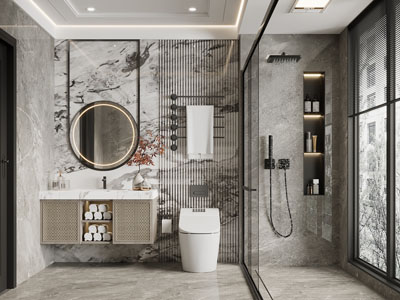 新中式卫浴间、洗手间