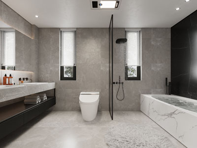 现代卫浴间、洗手间