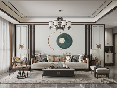 新中式客厅