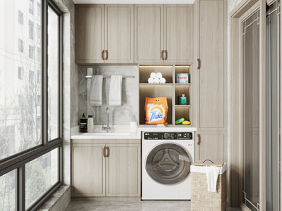 新中式生活阳台