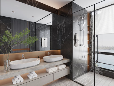 现代洗手间、卫浴间