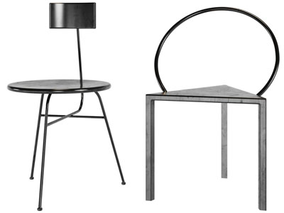 工业风金属休闲椅子