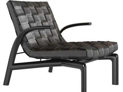 现代编制纹理的休闲沙发椅子3d模型 现代编制纹理的休闲沙发椅子