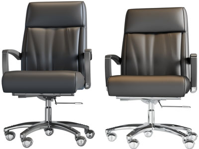 现代黑色办公转椅