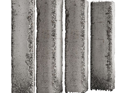 破旧的水泥柱子3d模型 破旧的水泥柱子