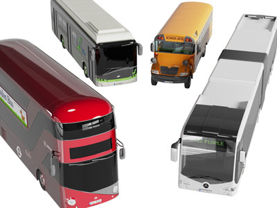 现代双层大巴、客车、校车