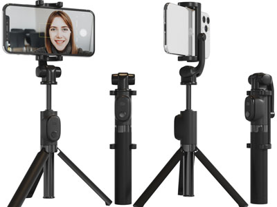 现代手机自拍杆、直播三角架