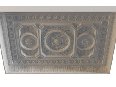 欧式雕花天花吊顶