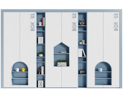 现代儿童装饰柜