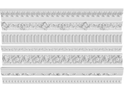 欧式装饰雕花构建、角线