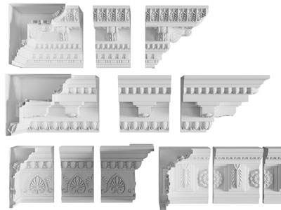 欧式石膏角线、装饰构件